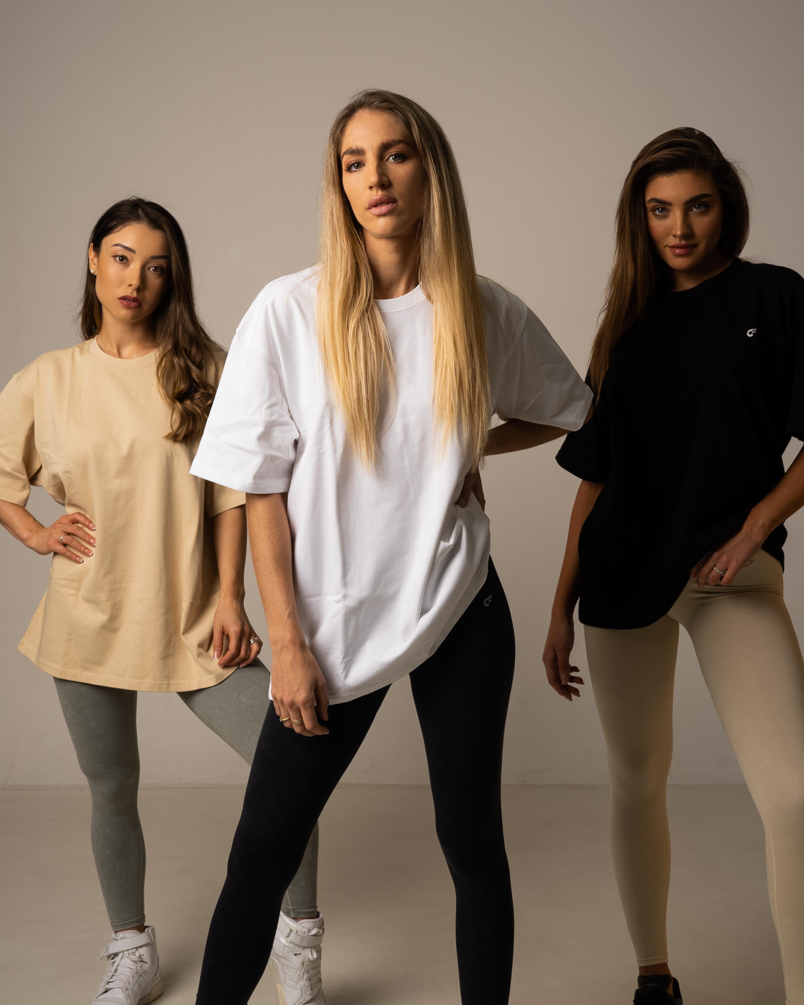 T shirt bianca oversize clearance