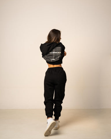 Tracksuit all black UNISEX (set completo, sudadera y pants)