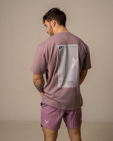 Oversized T-shirt magenta HOMBRE